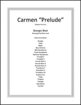 Carmen Prelude Concert Band sheet music cover